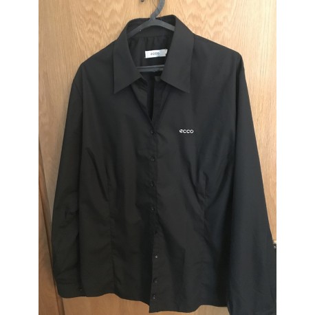 Camisa ECCO Preta Manga Comprida